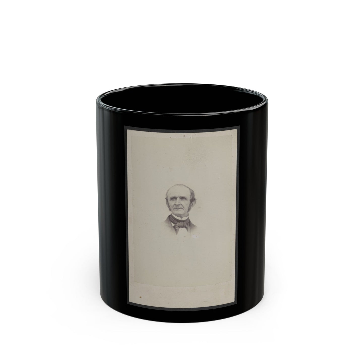 Unidentified Man 006 (U.S. Civil War) Black Coffee Mug-11oz-The Sticker Space