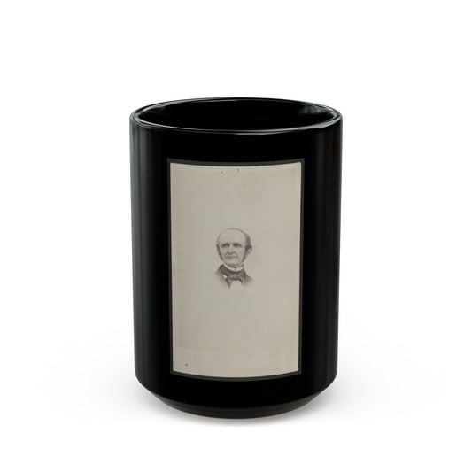 Unidentified Man 006 (U.S. Civil War) Black Coffee Mug-15oz-The Sticker Space