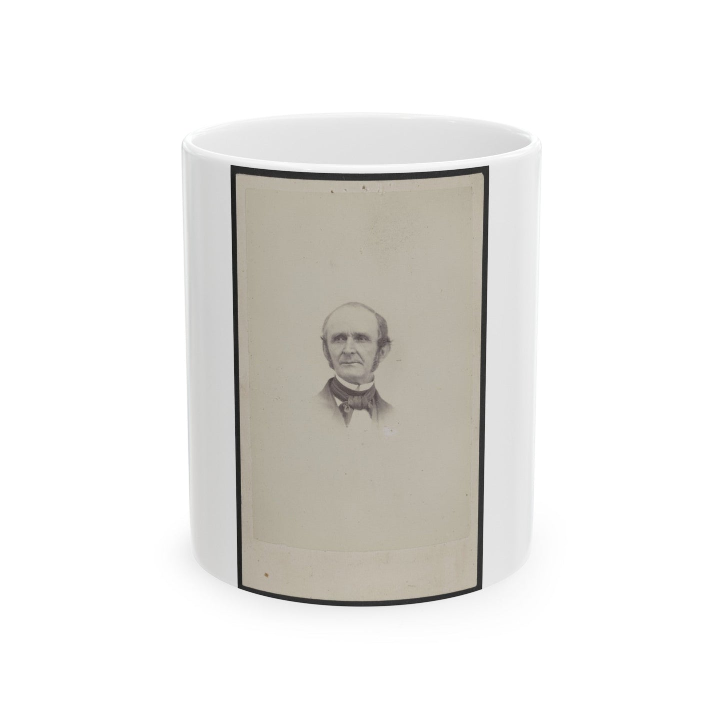 Unidentified Man 006 (U.S. Civil War) White Coffee Mug-11oz-The Sticker Space