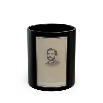 Unidentified Man 007 (U.S. Civil War) Black Coffee Mug-11oz-The Sticker Space