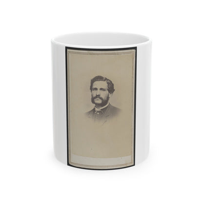 Unidentified Man 007 (U.S. Civil War) White Coffee Mug-11oz-The Sticker Space