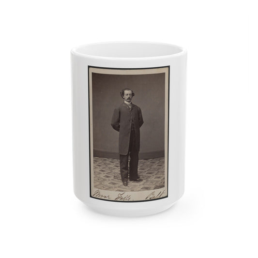 Unidentified Man 008 (U.S. Civil War) White Coffee Mug-15oz-The Sticker Space