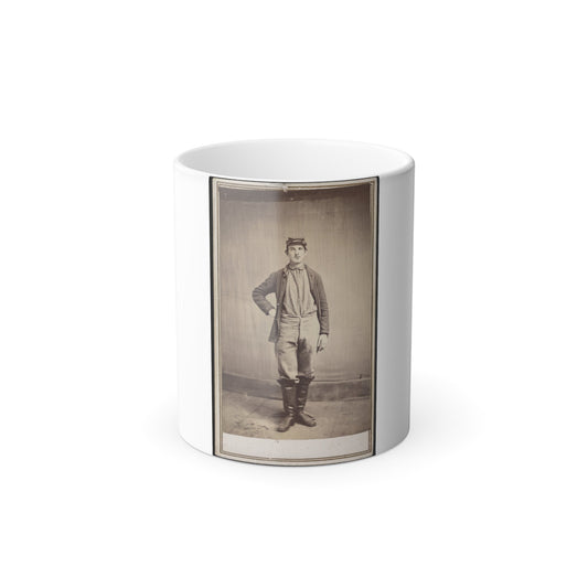 Unidentified Man in Tall Boots (U.S. Civil War) Color Morphing Mug 11oz-11oz-The Sticker Space