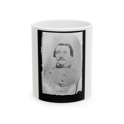 Unidentified Man In Uniform (U.S. Civil War) White Coffee Mug-11oz-The Sticker Space