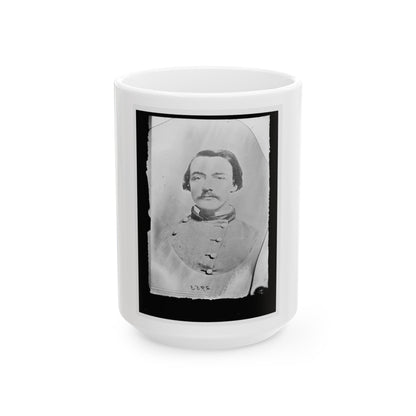 Unidentified Man In Uniform (U.S. Civil War) White Coffee Mug-15oz-The Sticker Space