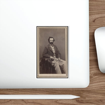 Unidentified Man Seated At Table (U.S. Civil War) STICKER Vinyl Die-Cut Decal-The Sticker Space