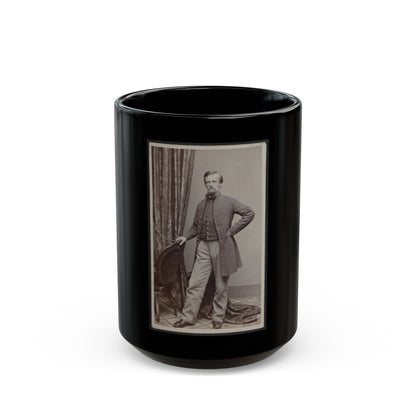 Unidentified Man (U.S. Civil War) Black Coffee Mug-15oz-The Sticker Space