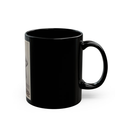 Unidentified Man (U.S. Civil War) Black Coffee Mug-The Sticker Space