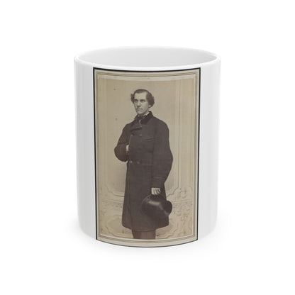 Unidentified Man With Hat (U.S. Civil War) White Coffee Mug-11oz-The Sticker Space