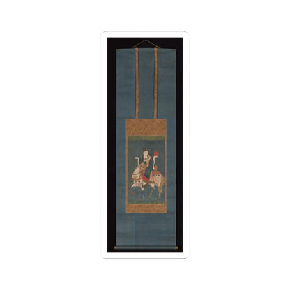 Unidentified - Memyō Bosatsu (Ashvaghosha Bodhisattva) Mounted on a Horse - 15th–16th century v2 - STICKER Vinyl Kiss-Cut Decal