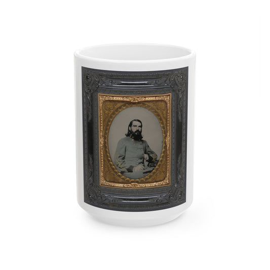 Unidentified Officer In The Confederate Medical Corps (U.S. Civil War) White Coffee Mug-15oz-The Sticker Space