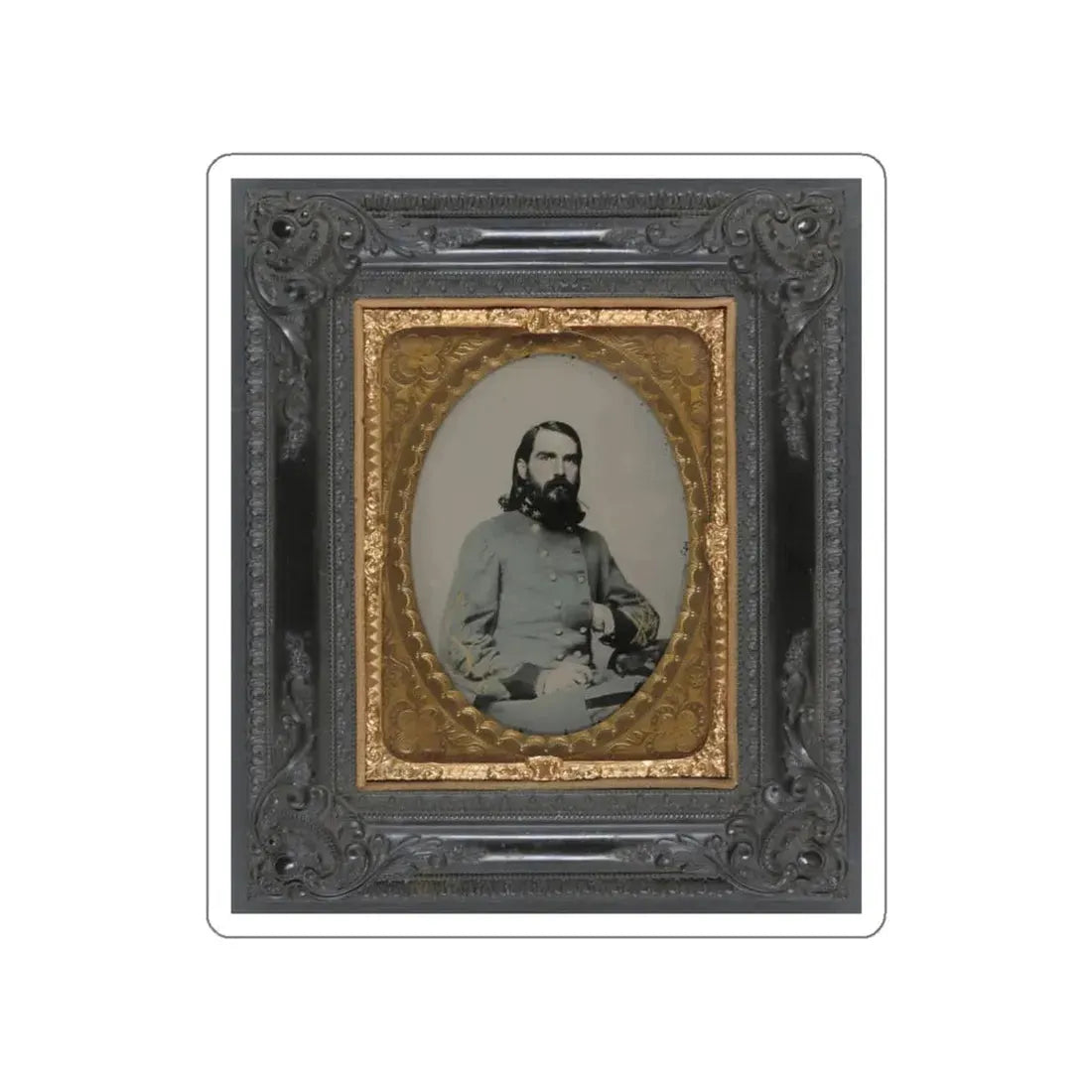 Unidentified Officer In The Confederate Medical Corps (U.S. Civil War) STICKER Vinyl Die-Cut Decal - The Sticker Space