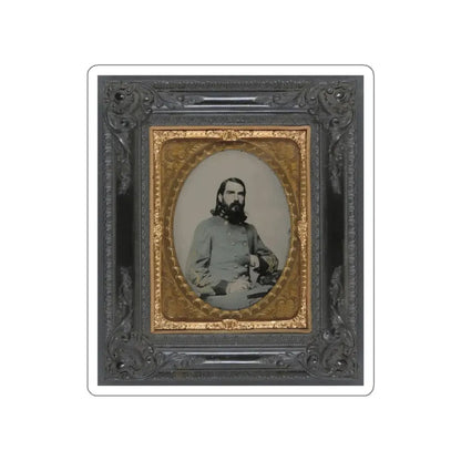 Unidentified Officer In The Confederate Medical Corps (U.S. Civil War) STICKER Vinyl Die-Cut Decal White Die-Cut 4 Inch - The Sticker Space