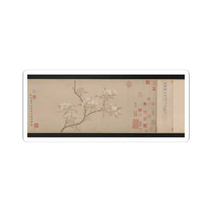 Unidentified - Pear Blossoms - ca. 1280 v5 - STICKER Vinyl Kiss-Cut Decal