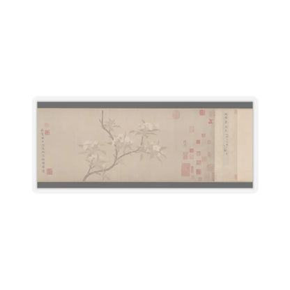 Unidentified - Pear Blossoms - ca. 1280 v5 - STICKER Vinyl Kiss-Cut Decal