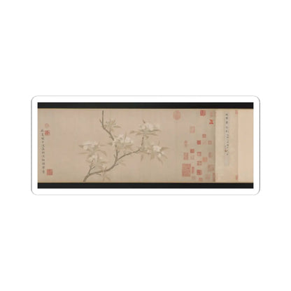 Unidentified - Pear Blossoms - ca. 1280 v5 - STICKER Vinyl Kiss-Cut Decal