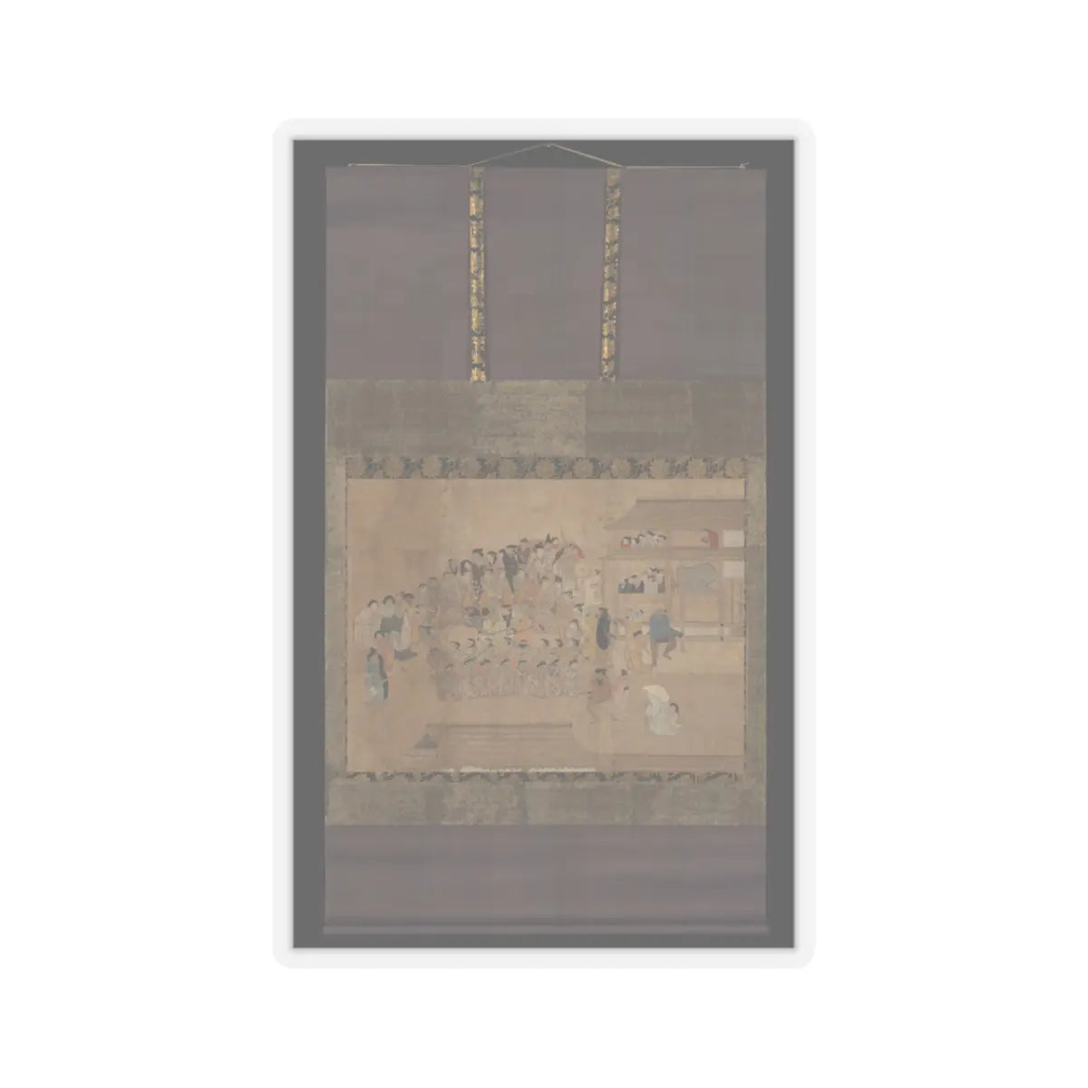 Unidentified - People Dancing - early 17th century v2 - STICKER Vinyl Kiss-Cut Decal