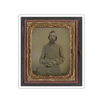 Unidentified Private In Confederate Uniform (U.S. Civil War) STICKER Vinyl Die-Cut Decal White Die-Cut 3 Inch - The Sticker Space