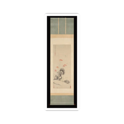 Unidentified - Rock, Tiger Lily and Orchid - dated 1627 v2 - STICKER Vinyl Kiss-Cut Decal