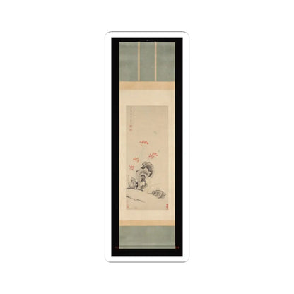 Unidentified - Rock, Tiger Lily and Orchid - dated 1627 v2 - STICKER Vinyl Kiss-Cut Decal