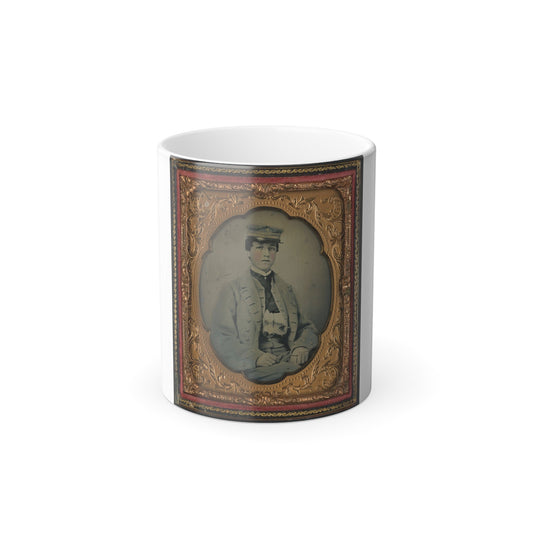 Unidentified Sailor in Confederate Midshipman Uniform (U.S. Civil War) Color Morphing Mug 11oz-11oz-The Sticker Space