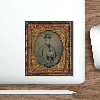 Unidentified Sailor In Confederate Midshipman Uniform (U.S. Civil War) STICKER Vinyl Die-Cut Decal-The Sticker Space