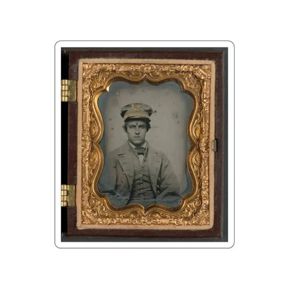 Unidentified Sailor In Confederate Naval Officer's Uniform (U.S. Civil War) STICKER Vinyl Die-Cut Decal - The Sticker Space