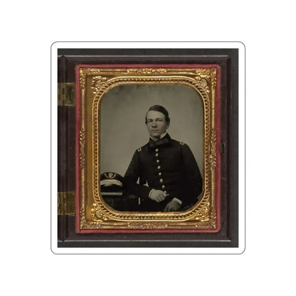 Unidentified Sailor In Union Master's Uniform With Navy Officer's Hat (U.S. Civil War) STICKER Vinyl Die-Cut Decal White Die-Cut 3 Inch - The Sticker Space