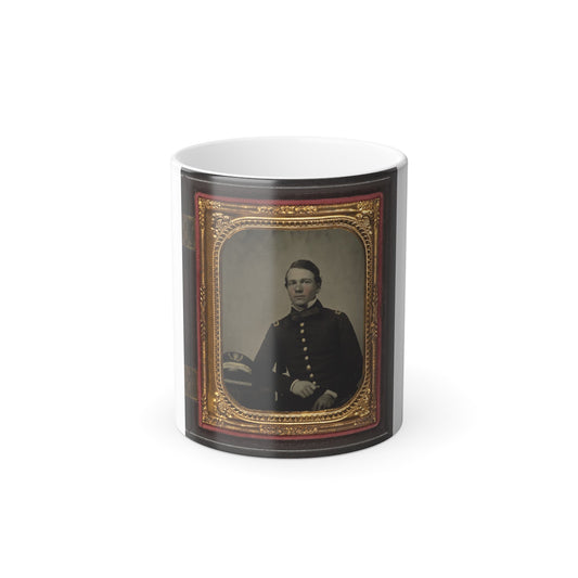 Unidentified Sailor in Union Master's Uniform With Navy Officer's Hat (U.S. Civil War) Color Morphing Mug 11oz-11oz-The Sticker Space