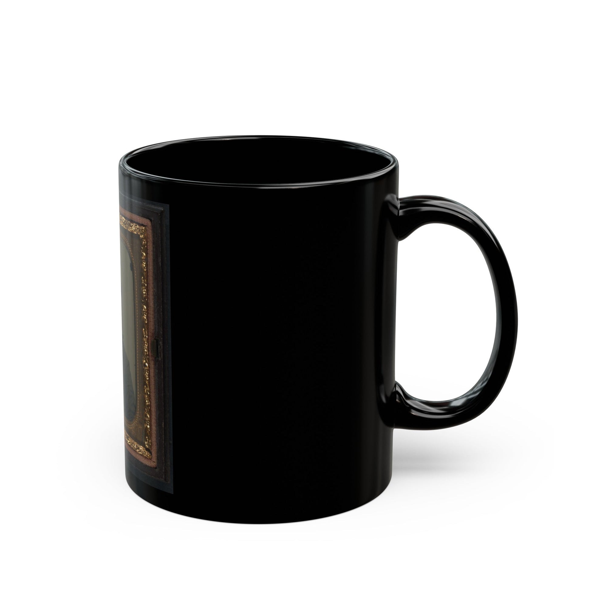 Unidentified Sailor In Union Uniform 001 (U.S. Civil War) Black Coffee Mug-The Sticker Space