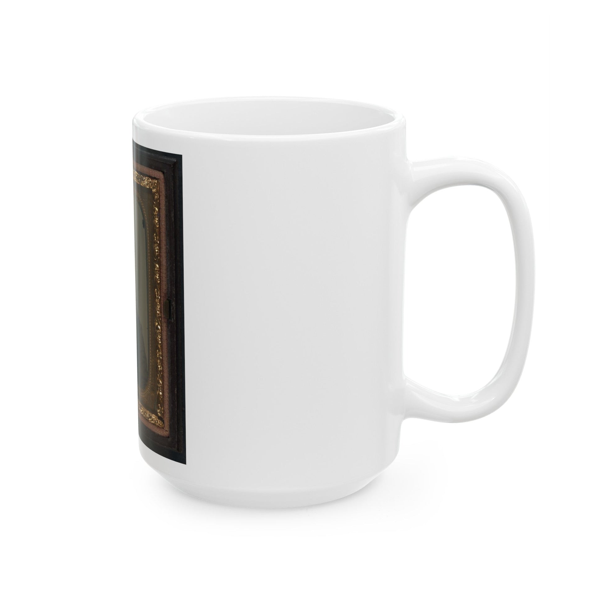 Unidentified Sailor In Union Uniform 001 (U.S. Civil War) White Coffee Mug-The Sticker Space