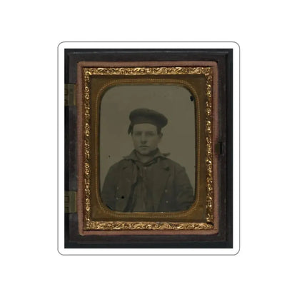 Unidentified Sailor In Union Uniform 001 (U.S. Civil War) STICKER Vinyl Die-Cut Decal White Die-Cut 2 Inch - The Sticker Space