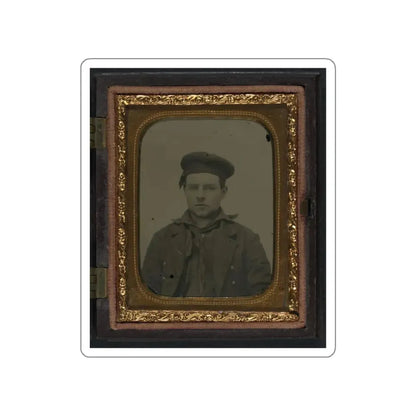 Unidentified Sailor In Union Uniform 001 (U.S. Civil War) STICKER Vinyl Die-Cut Decal White Die-Cut 6 Inch - The Sticker Space
