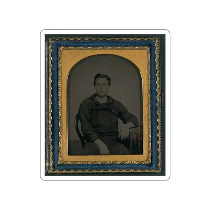 Unidentified Sailor In Union Uniform(3) (U.S. Civil War) STICKER Vinyl Die-Cut Decal White Die-Cut 3 Inch - The Sticker Space