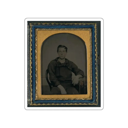 Unidentified Sailor In Union Uniform(3) (U.S. Civil War) STICKER Vinyl Die-Cut Decal White Die-Cut 5 Inch - The Sticker Space