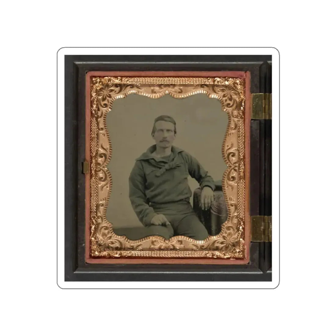 Unidentified Sailor In Union Uniform (U.S. Civil War) STICKER Vinyl Die-Cut Decal White Die-Cut 2 Inch - The Sticker Space