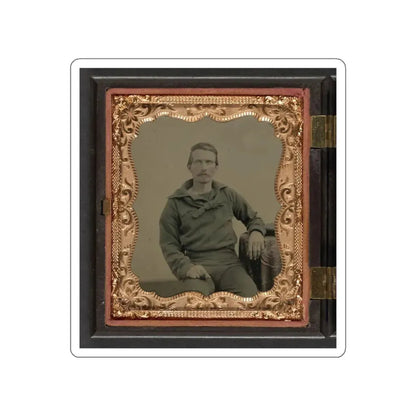 Unidentified Sailor In Union Uniform (U.S. Civil War) STICKER Vinyl Die-Cut Decal White Die-Cut 4 Inch - The Sticker Space