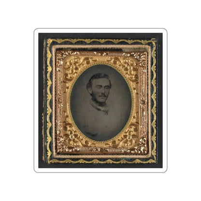 Unidentified Soldier In Confederate Jacket (U.S. Civil War) STICKER Vinyl Die-Cut Decal White Die-Cut 2 Inch - The Sticker Space