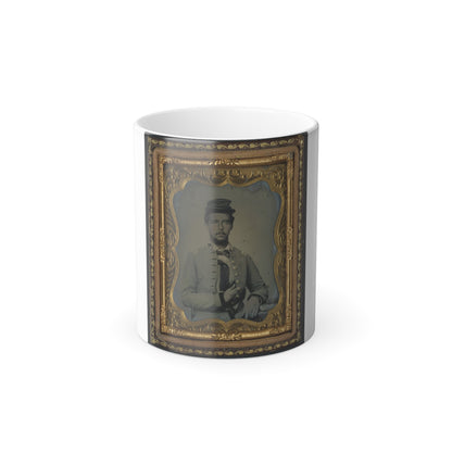 Unidentified Soldier in Confederate Major's Uniform (U.S. Civil War) Color Morphing Mug 11oz-11oz-The Sticker Space