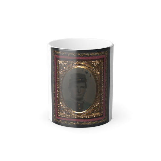 Unidentified Soldier in Forage Cap (U.S. Civil War) Color Morphing Mug 11oz-11oz-The Sticker Space