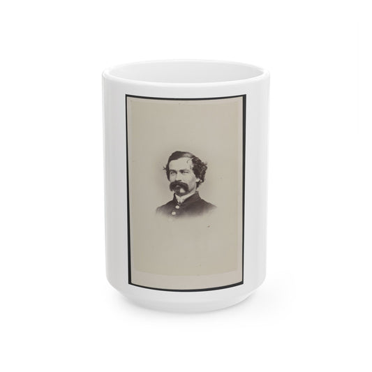 Unidentified Soldier In Uniform 001(2) (U.S. Civil War) White Coffee Mug-15oz-The Sticker Space