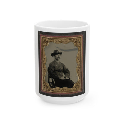 Unidentified Soldier In Union Hospital Steward Uniform (U.S. Civil War) White Coffee Mug-15oz-The Sticker Space