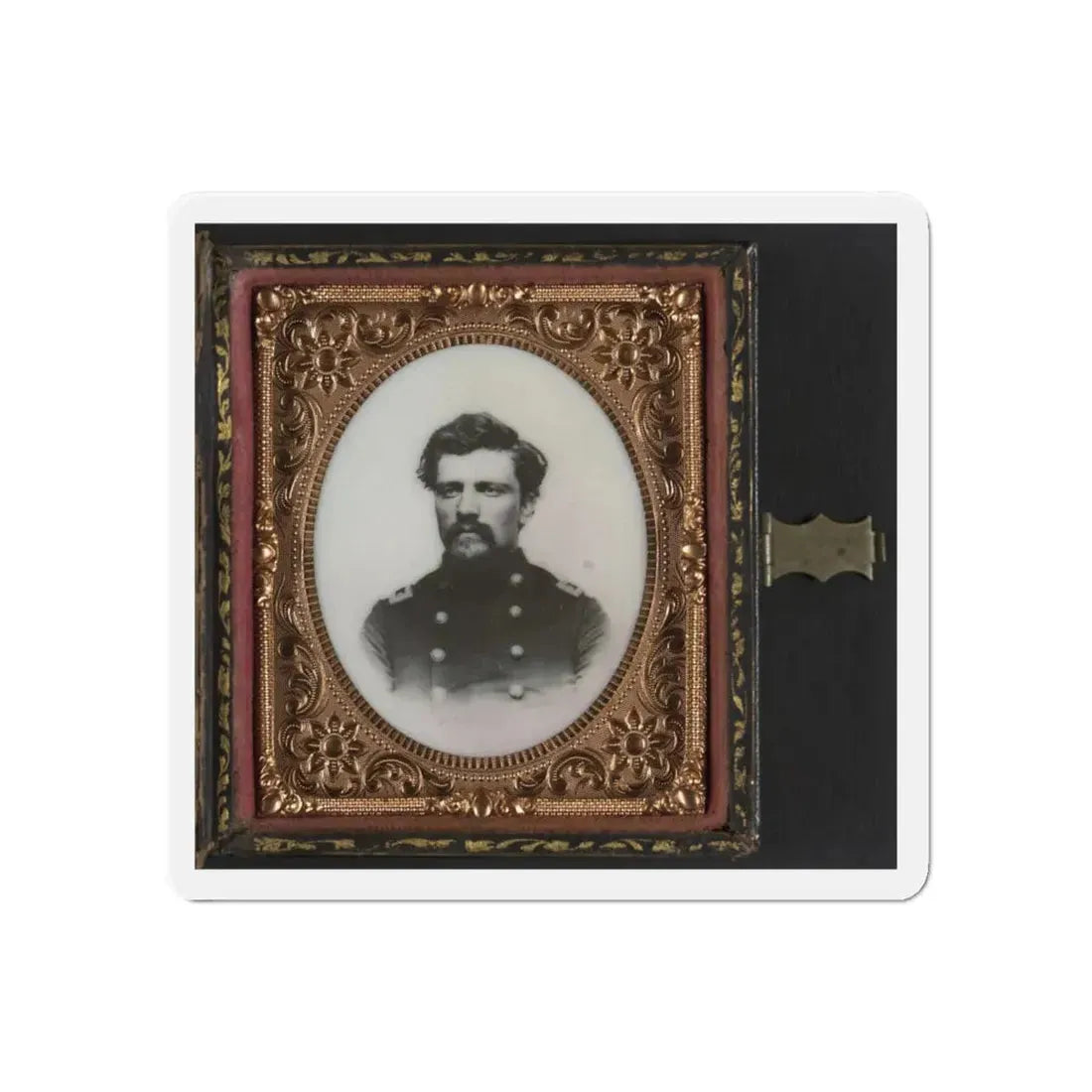 Unidentified Soldier In Union Major Or Lieutenant Colonel's Uniform (U.S. Civil War) Refrigerator Magnet 6 Inch Die-Cut - The Sticker Space