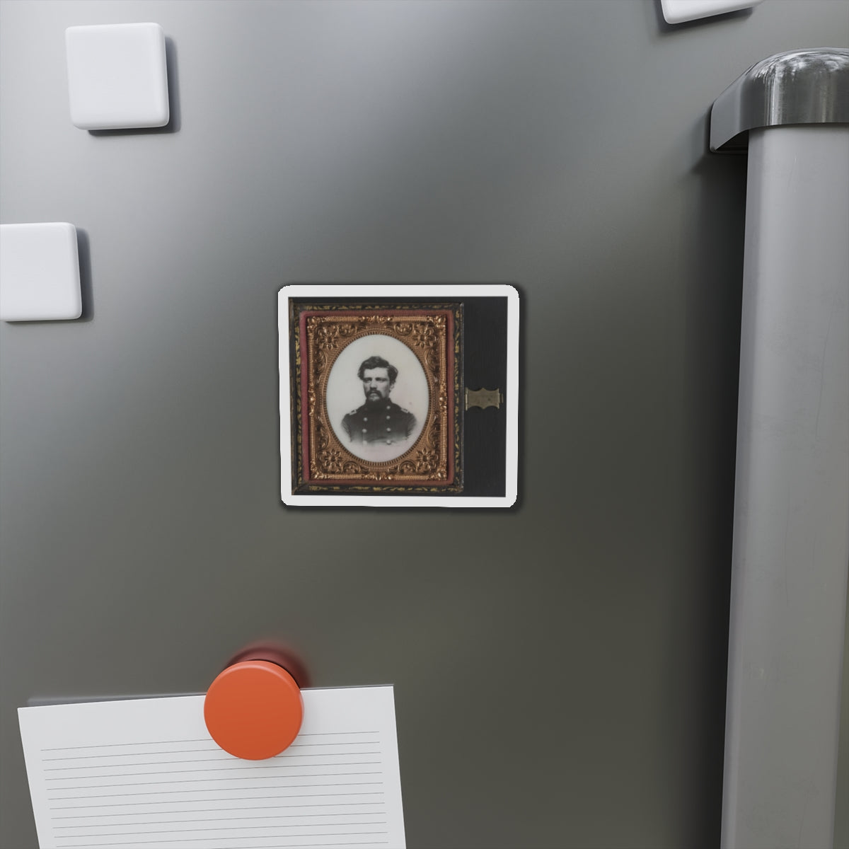 Unidentified Soldier In Union Major Or Lieutenant Colonel's Uniform (U.S. Civil War) Refrigerator Magnet-The Sticker Space