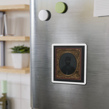 Unidentified Soldier In Union Sack Coat And Forage Cap (U.S. Civil War) Refrigerator Magnet-The Sticker Space