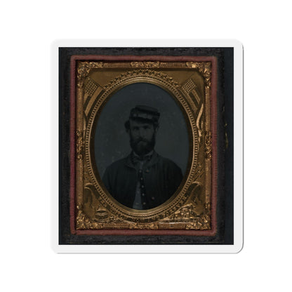 Unidentified Soldier In Union Sack Coat And Forage Cap (U.S. Civil War) Refrigerator Magnet-2" x 2"-The Sticker Space