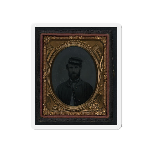 Unidentified Soldier In Union Sack Coat And Forage Cap (U.S. Civil War) Refrigerator Magnet-6 × 6"-The Sticker Space