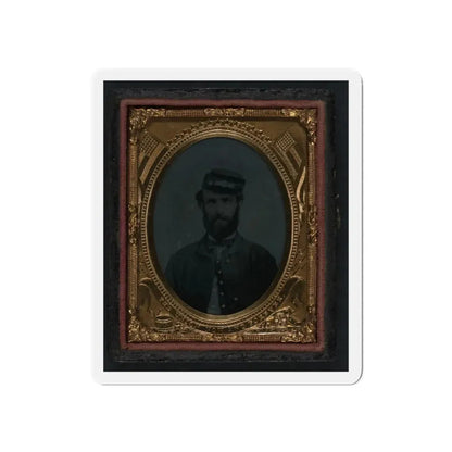 Unidentified Soldier In Union Sack Coat And Forage Cap (U.S. Civil War) Refrigerator Magnet 6 Inch Die-Cut - The Sticker Space
