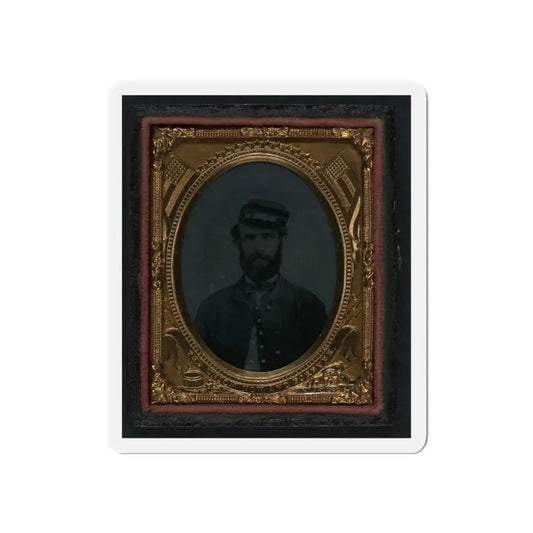 Unidentified Soldier In Union Sack Coat And Forage Cap (U.S. Civil War) Refrigerator Magnet 6 Inch Die-Cut - The Sticker Space