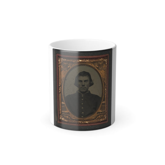 Unidentified Soldier in Union Sack Coat(2) (U.S. Civil War) Color Morphing Mug 11oz-11oz-The Sticker Space